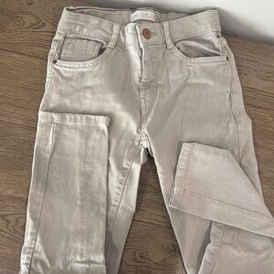 Stylish Beige Denim Jeans